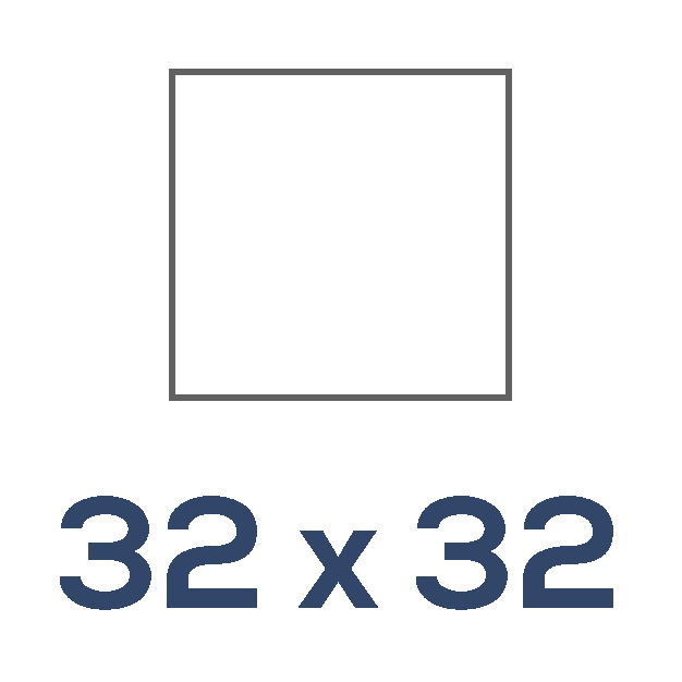32 x 32 Inch