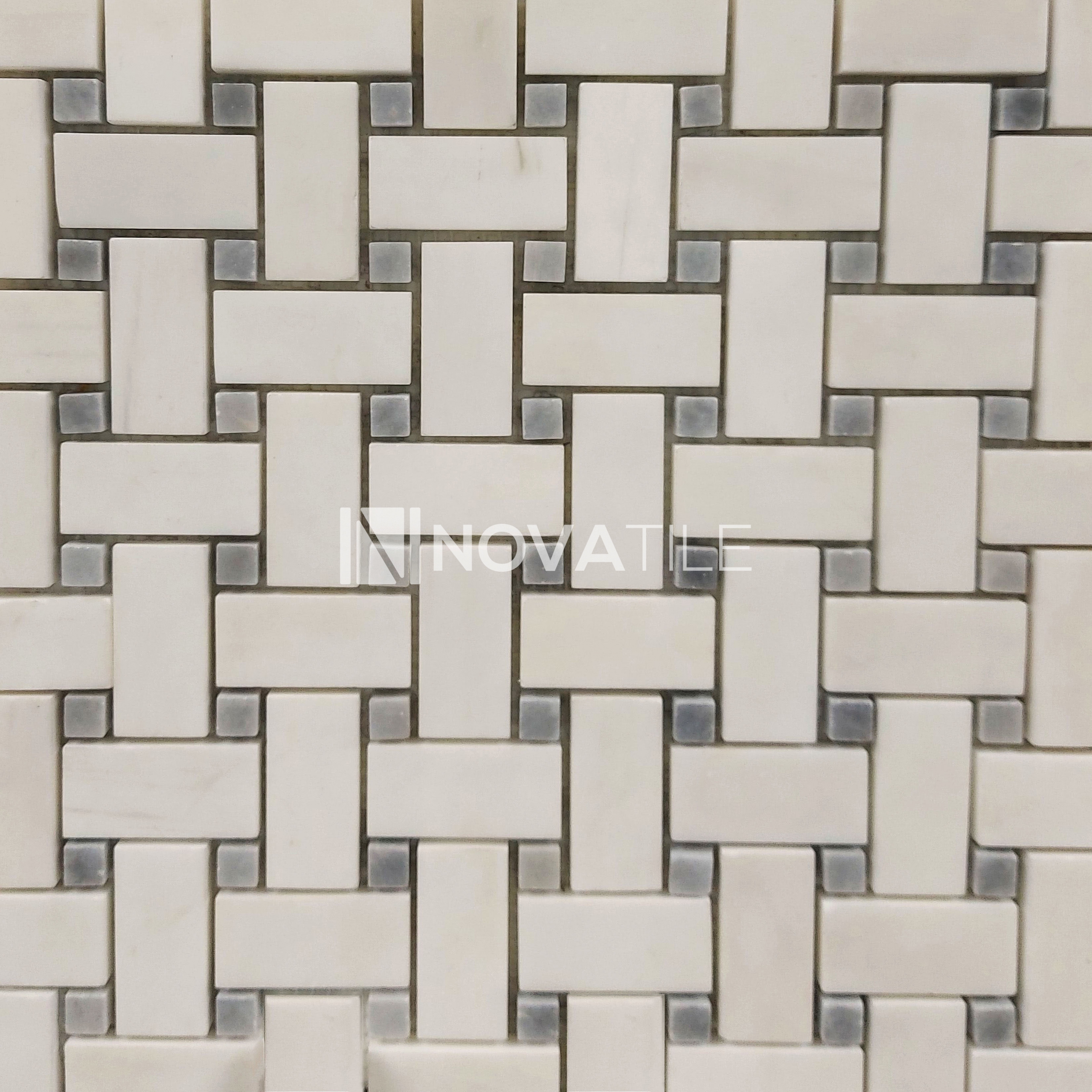 Mixed Marble and Glass Mosaics